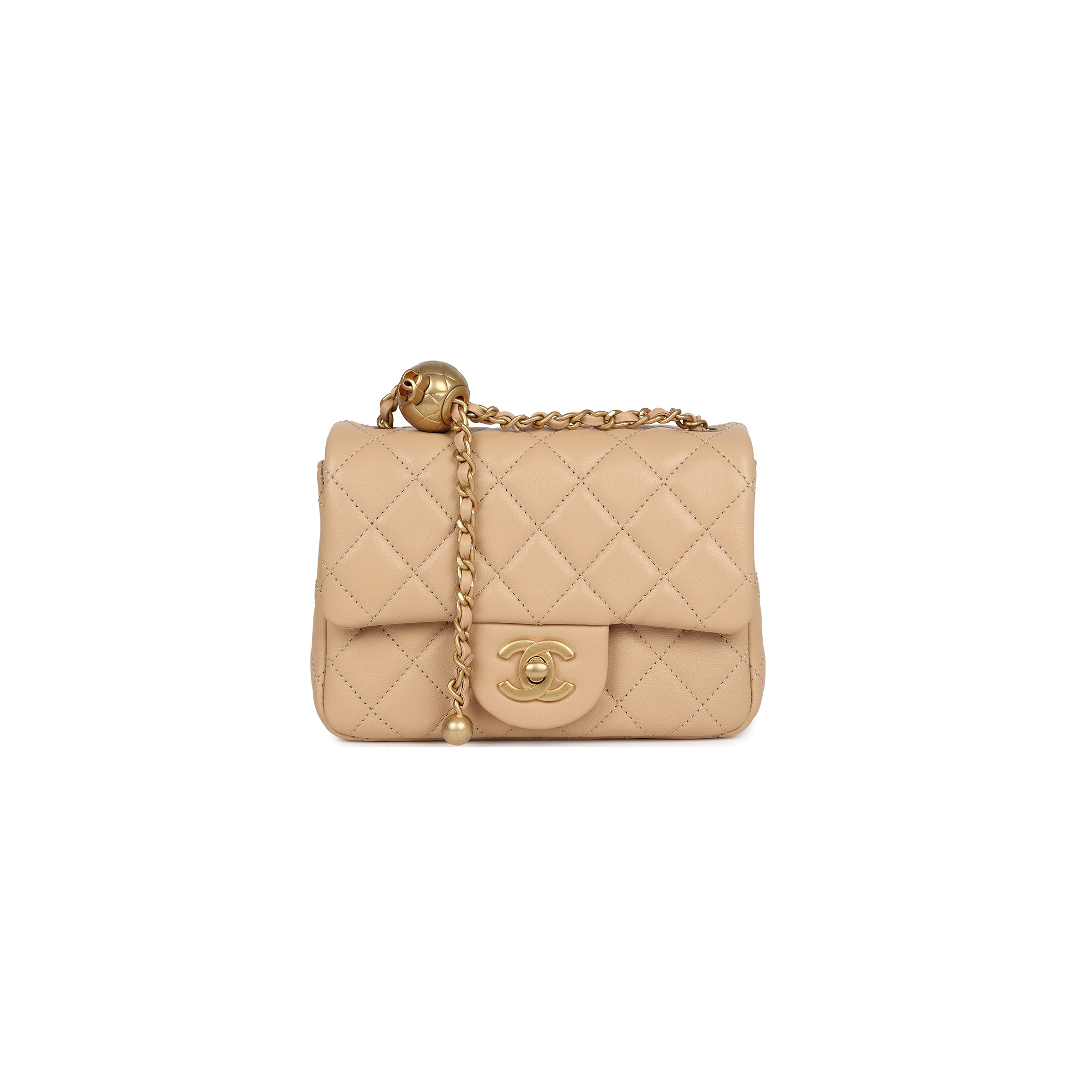 Ch*el master square mini flap bag (18*13*7cm)